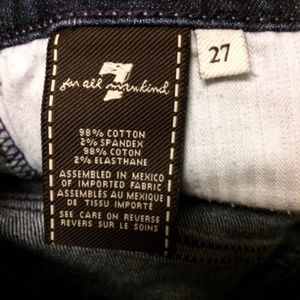 FINAL ⬇️ 7 For All Mankind, size 27 bootcut